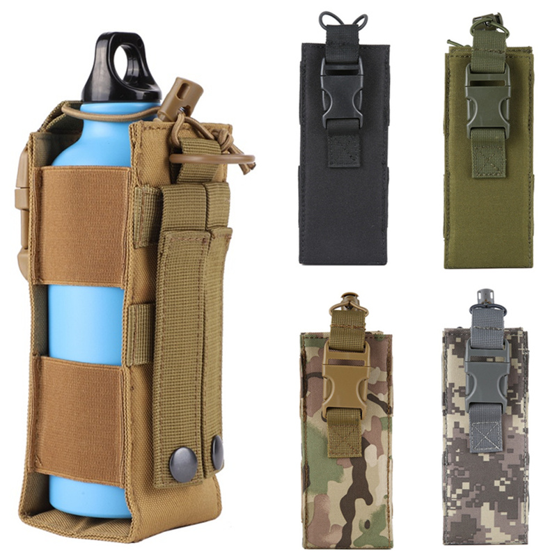 Hydration Pack Outdoor - Funda para botella de agua Molle,