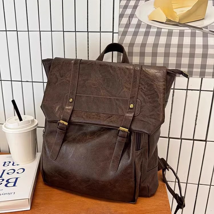 Mochila informal para mujer, m - Leather Backpack Vintage reseña y precio