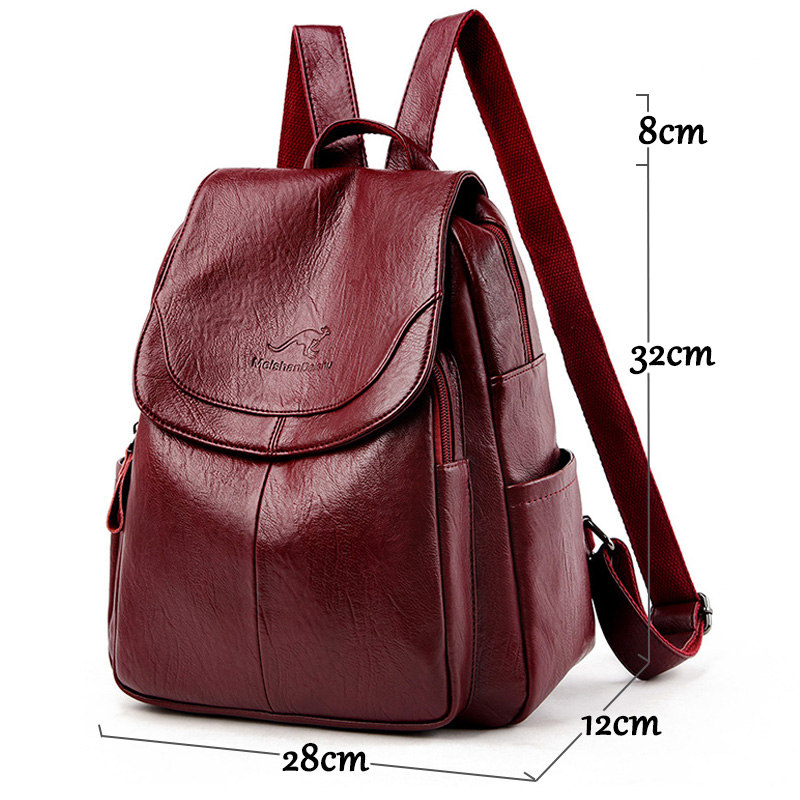 Mochila Vintage de Cuero Suave - Leather Backpack Vintage reseña y precio