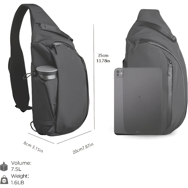 Bolso de hombro para llevar al - Sling Backpack Shoulder reseña y precio